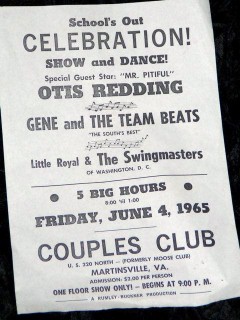 Gene & the Team Beats Otis Redding June 4, 1965