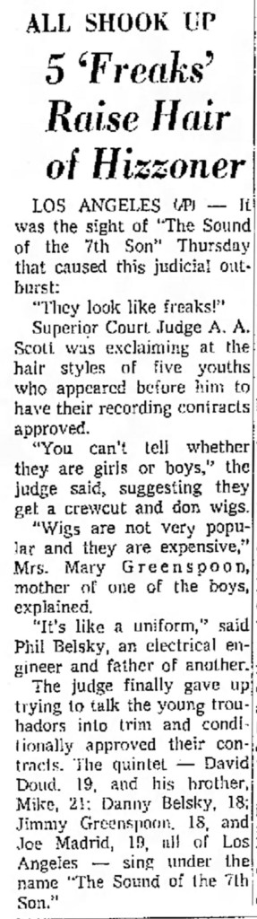 Sound of the Seventh Son, the Independant, September 3, 1965