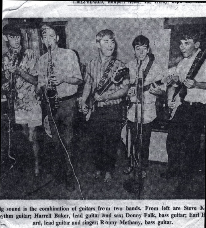 members of the Del Notes jam with another group