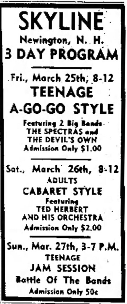 The Devil's Own with the Spectras, March 25, 1966