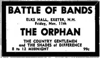 The Orphan, Country Gentlemen, Shades of Difference, Portsmouth Battle of the Bands, November, 1966
