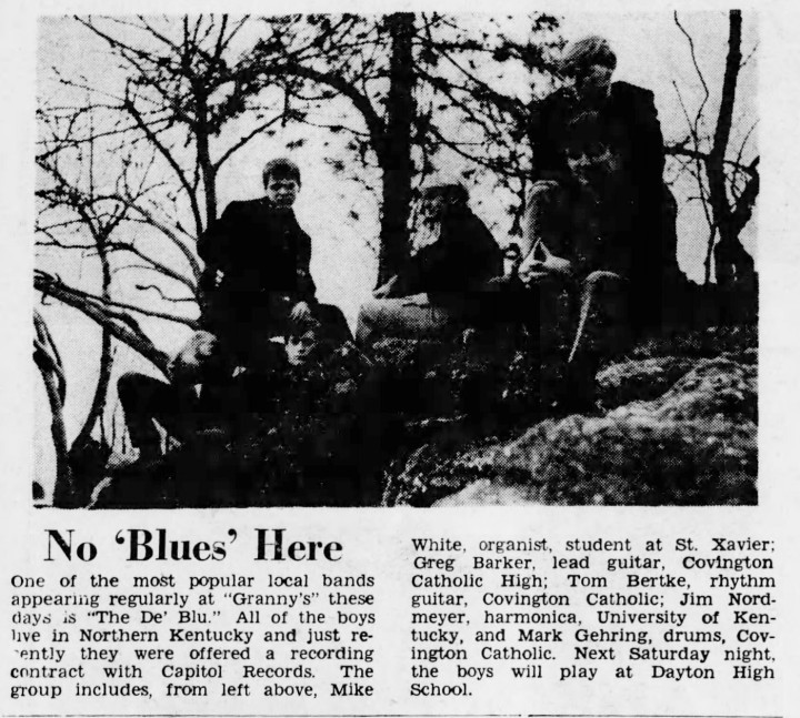 De Blu, Cincinnati Enquirer, Saturday, March 18, 1967