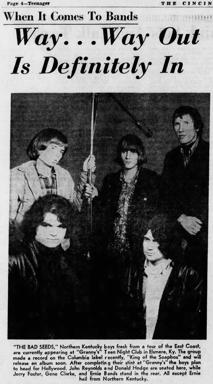 The Bad Seeds of Kentucky, Cincinnati Enquirer January 14, 1967