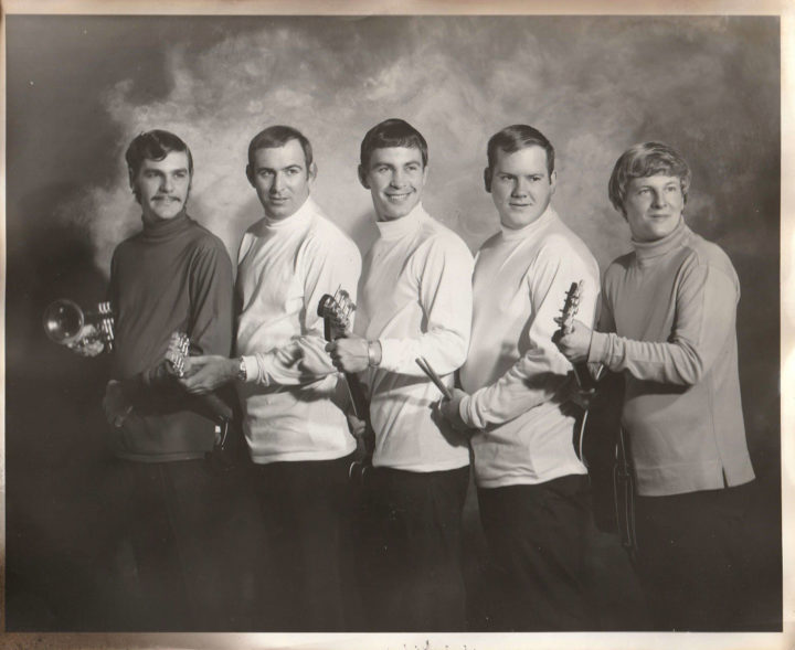 The Sounds of Sandlin photo: Henry Rawls, John Tabor, Andy Facundus, J.W. Howell, and Billy Sandlin