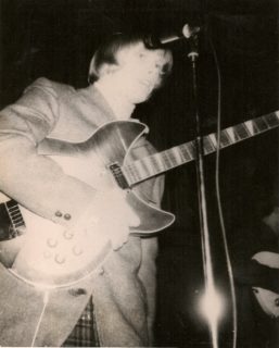 Eric Olson in the early days of the Next Five when he still played guitar