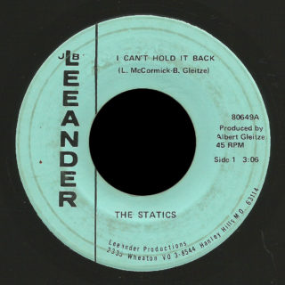 Statics JB Leeander 45 I Can't Hold It Back