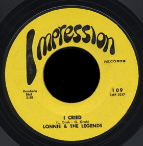 Lonnie & the Legends Impression 45 I Cried