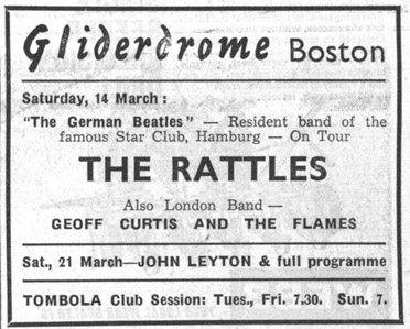 Opening for the Rattles, March 14, 1964