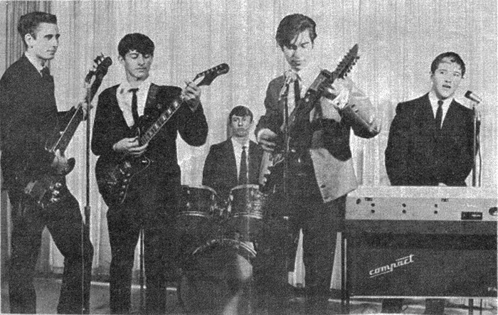 The original Sound Extraction, from left: Tommy Taylor, Ronnie Cox, Terry Bass, Danny Presson and Tommy Stayton