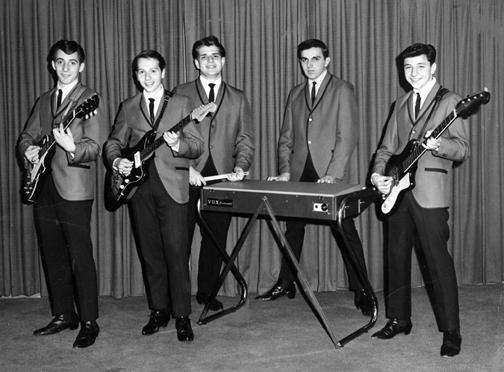 First Creations promo photo: Dom, George, Freddie, Joe L. and Jerry