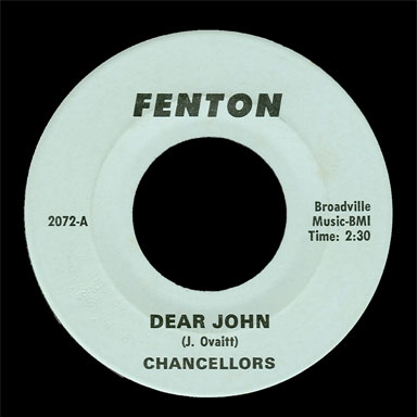The Chancellors Fenton 45 Dear John