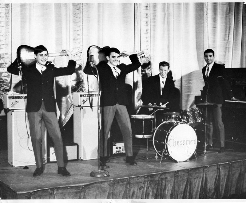 The Chessmen, January 1965: Robert Patton, Tommy Carter, Tommy Carrigan and Ron DiIulio