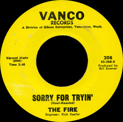 The Fire Vanco 45 Sorry for Tryin'