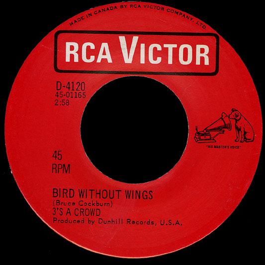 3's a Crowd RCA Victor 45 Bird Without Wings