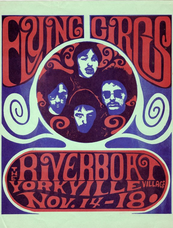 Bruce Cockburn with The Flying Circus, November 1967 poster