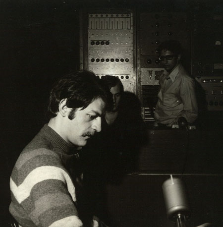  Hank Squires in the studio, 1969