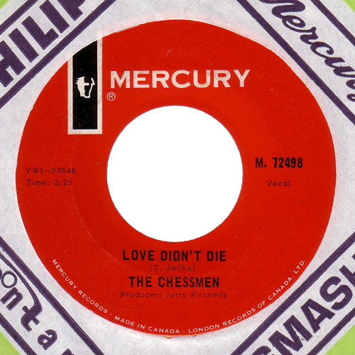 Chessmen Mercury 45 Love Didn't Die