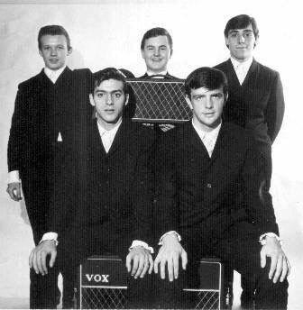 The Elegant Four: Back row: Tom Cosgrove, Billy Dennis and Pete Santora. Front row: Dennis Sousa and John Tomany