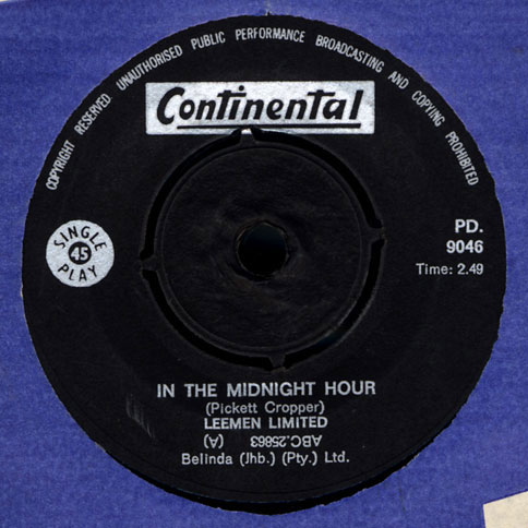 Leemen Limited Continental 45 In the Midnight Hour