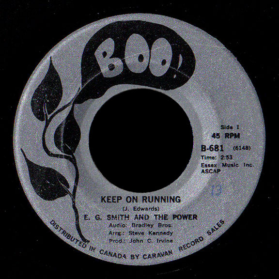 E.G. Smith and the Power Boo! 45 Keep On Running