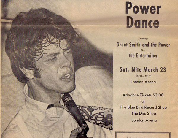 Grant Smith and the Power London Arena ad