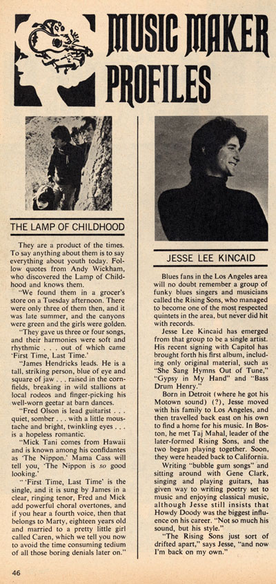 Lamp of Childhood feature in Teenset