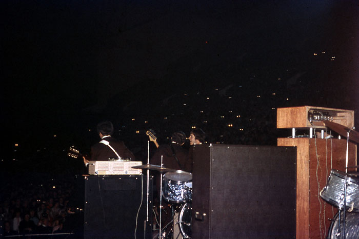 The Paupers at the Maple Leaf Gardens, April 25, 1965. Photo courtesy of Bev Davies.