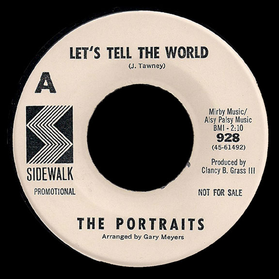 Portraits Sidewalk 45 Let's Tell the World