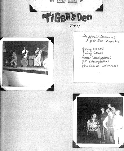 Rovin' Flames at the Tiger's Den, Cocoa, November 1966