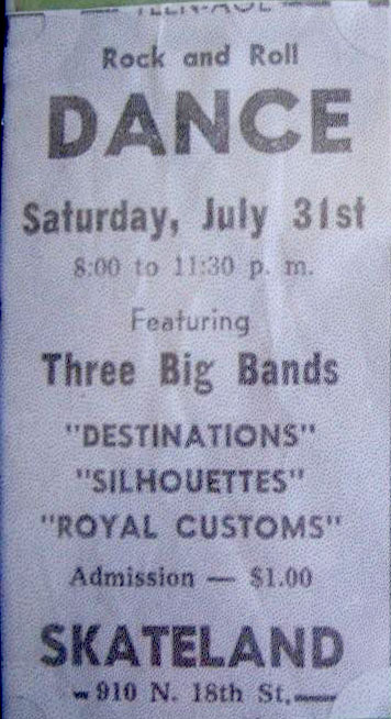 Ad for the Silhouettes, Destinations and Royal Customs at Skateland