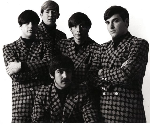 Promo photo, 1966, l-r (corrected, but may still be wrong): Jim Hutchison, Billy Thomaston, Cornel LeBlanc (in front), Jerry Heinberg and Billy Klause.
