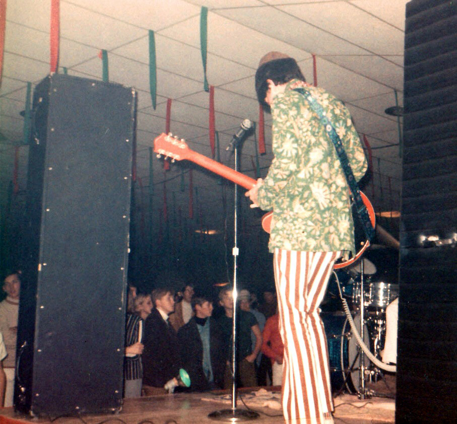 Rollie Anderson with Dust at the Broadway Skateland, January 1969