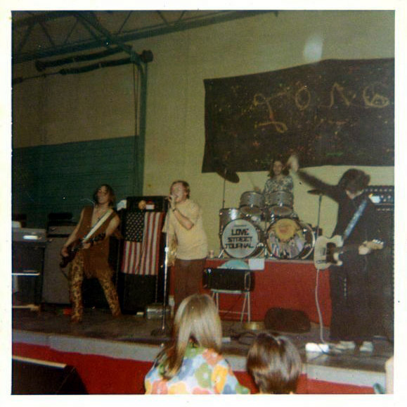 Love Street Journal at the Flare, Pleasant Grove from left: Billy King, Tommy Jones, Robert "Noah" Hazlewood and Rollie Anderson