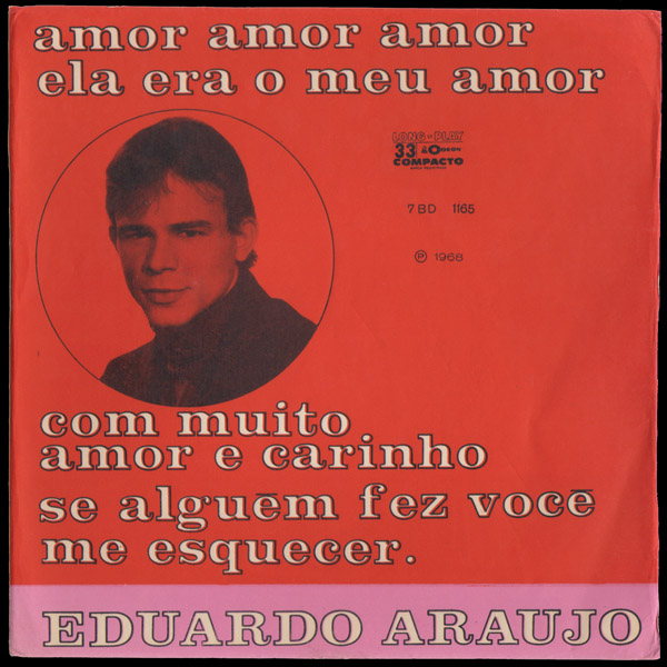 Eduardo Araujo Odeon EP Amor Amor Amor