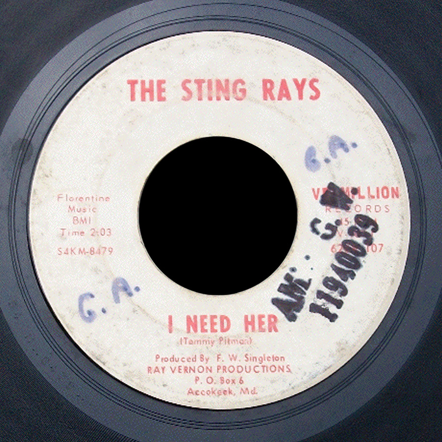 Sting Rays Vermillion 45 I Need Her