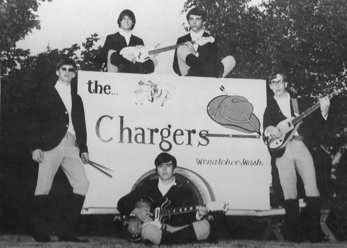 The Chargers: Tony Morgan, Ron Kinscherf, Steve Nelsen, Steve Barone, and Curt Dorey