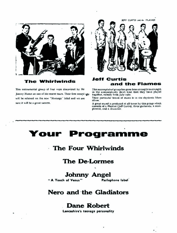 Page 6 of the Jerry Lee Lewis Channel Crossing Programme