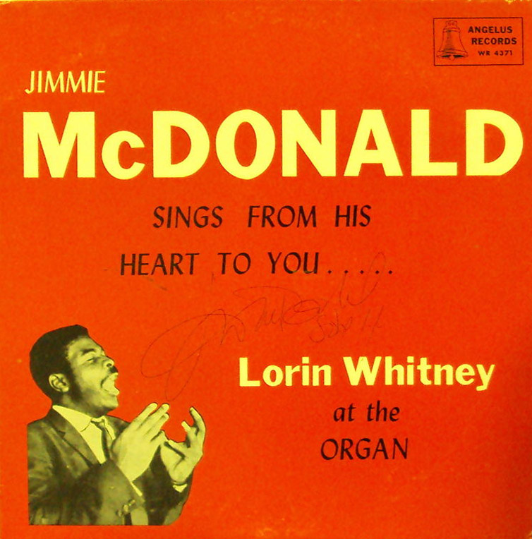 Jimmie McDonald Angelus LP
