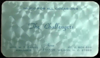 Challengers Wilson NC business card