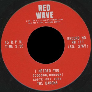 Barons Red Wave 45 I Needed You