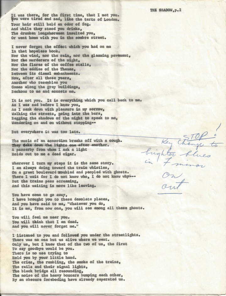 Francis Carco - The Shadow page 2, Kenneth Rexroth at the Black Hawk