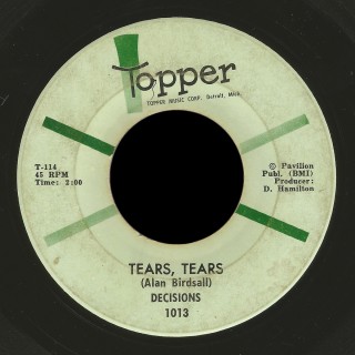 Decisions Topper 45 Tears, Tears