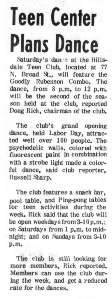 Goodly Rubenson Hillsdale Daily News September 6, 1968