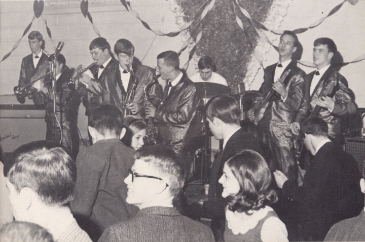 Soulmasters at the Sweetheart Dance at Stratford College in Danville, Va., 1967