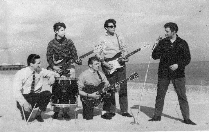 Moonriders, left to right: Mick Godfrey, Simon Coaffee, Tony Terry, Mick Tucker and Terry Jones