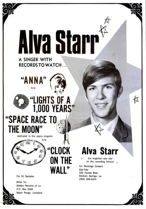 Alva Starr ad in Billboard, September 9, 1967