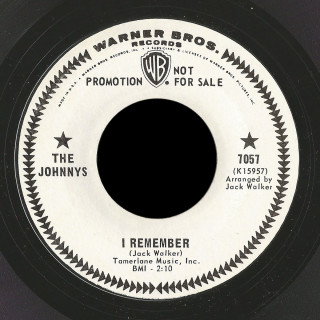 The Johnnys Warner Bros 45 I Remember