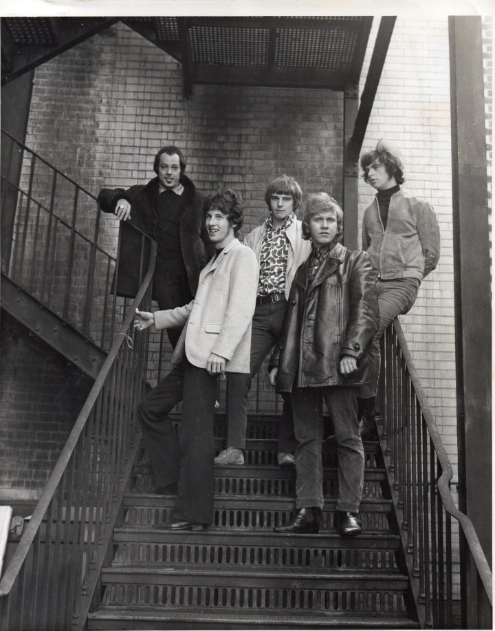 Back row left to right: Alan Marshall, Alan White and Kenny Craddock. Front row, left to right: Peter Kirtley and Brian Rowan. Photo: Peter Kirtley