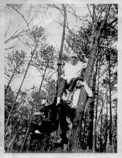 from left: Chip Woody, Ed Balog, and Danny Saxon of Lord Byron and the Poets