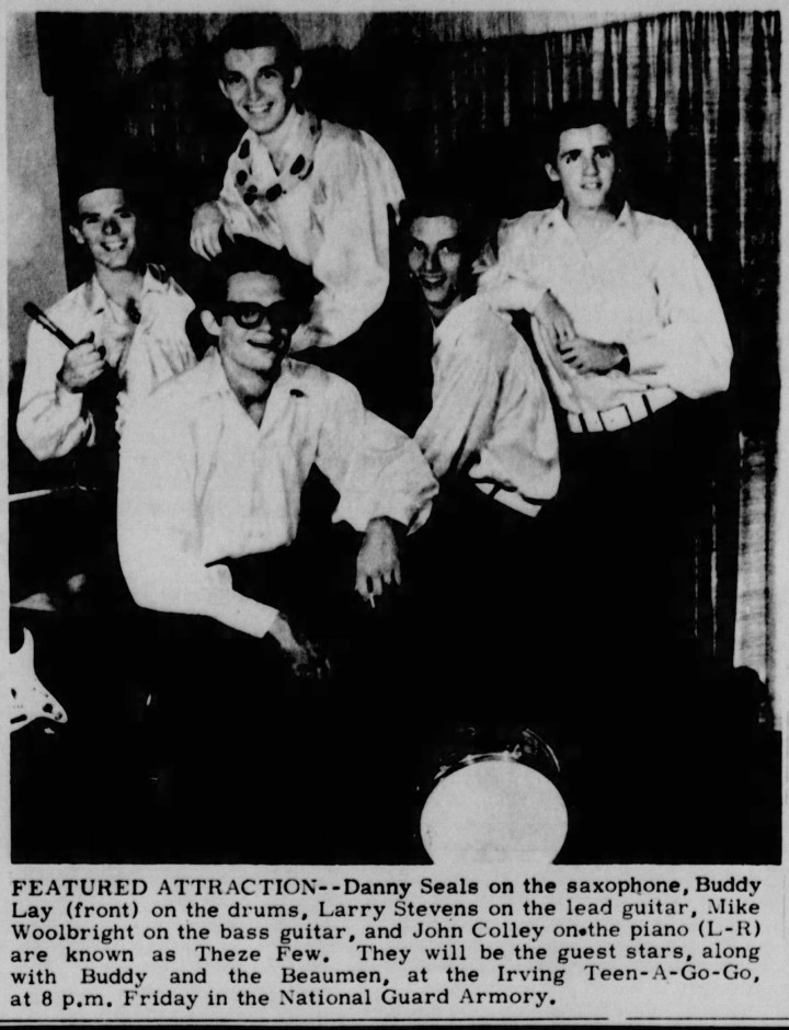 Theze Few, March 1967, Dan Seals, Buddy Lay, Larry Stevens, Mike Woolbright, John Colley